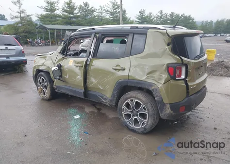 2015 Jeep Renegade Limited z USA, uszkodzony, nr VIN ZACCJBDT0FPB65261